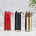 Red simple high grade vacuum flasks thermoses stainless steel water bottle